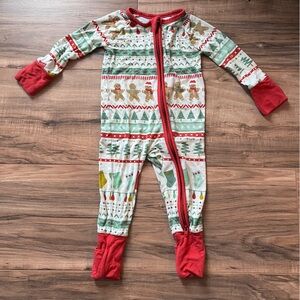 Little Sleepies Fair Isle Gingerbread Pajamas